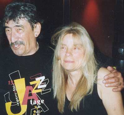 Jimmy Carl Black + & Frau München 1997 im Feierwerk